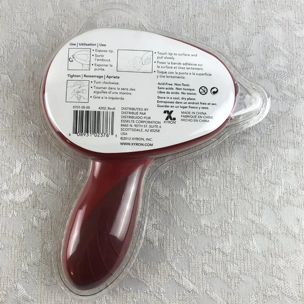Xyron Mega Runner Rare Red Tape Dispenser 100ft Permanent Adhesive NWT Sealed